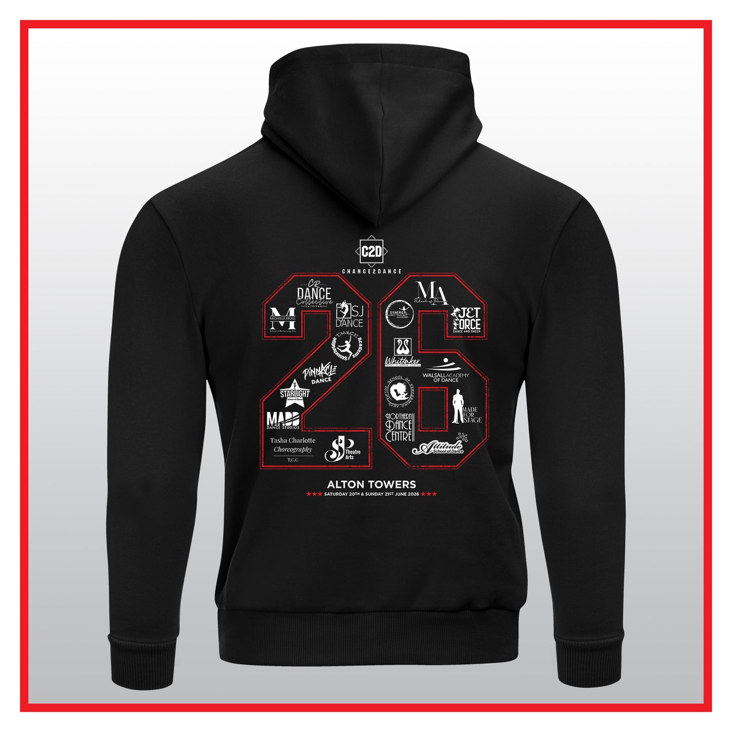 2. C2D 2026 - ALTON TOWERS OFFICIAL HOODY (20th & 21st June)