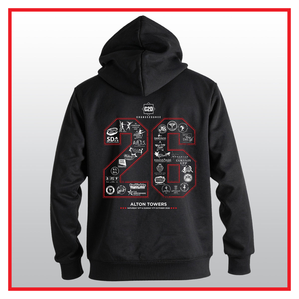 2. C2D 2026 - ALTON TOWERS OFFICIAL HOODY (10th & 11th October)