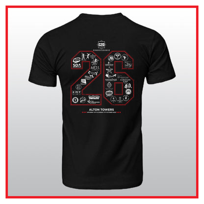 1. C2D 2026 - ALTON TOWERS OFFICIAL T-SHIRT (10th & 11th October)