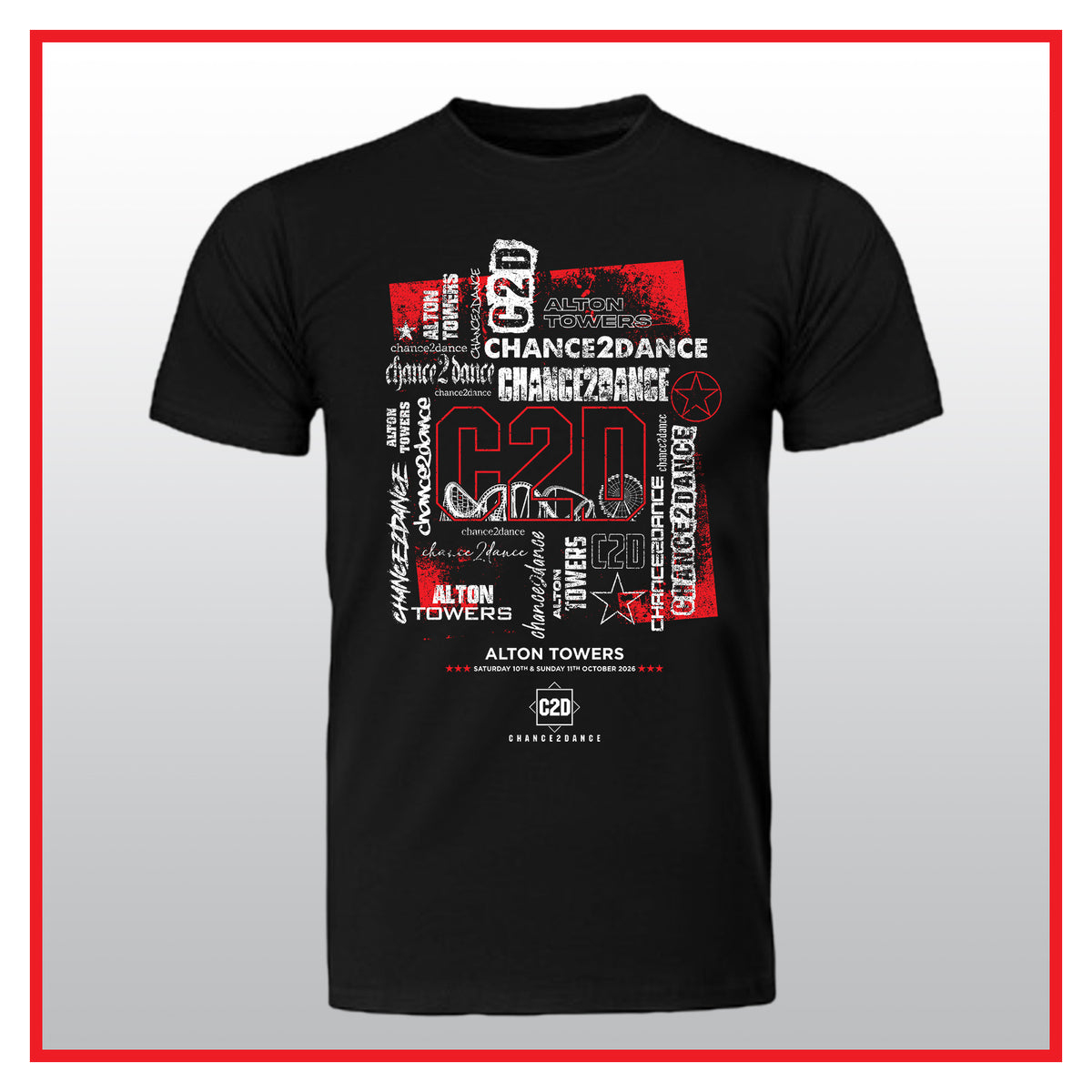 1. C2D 2026 - ALTON TOWERS OFFICIAL T-SHIRT (10th & 11th October)