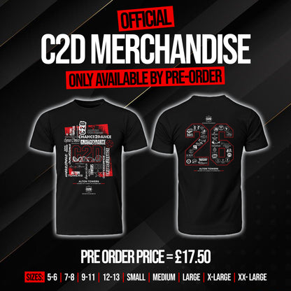 1. C2D 2026 - ALTON TOWERS OFFICIAL T-SHIRT (10th & 11th October)