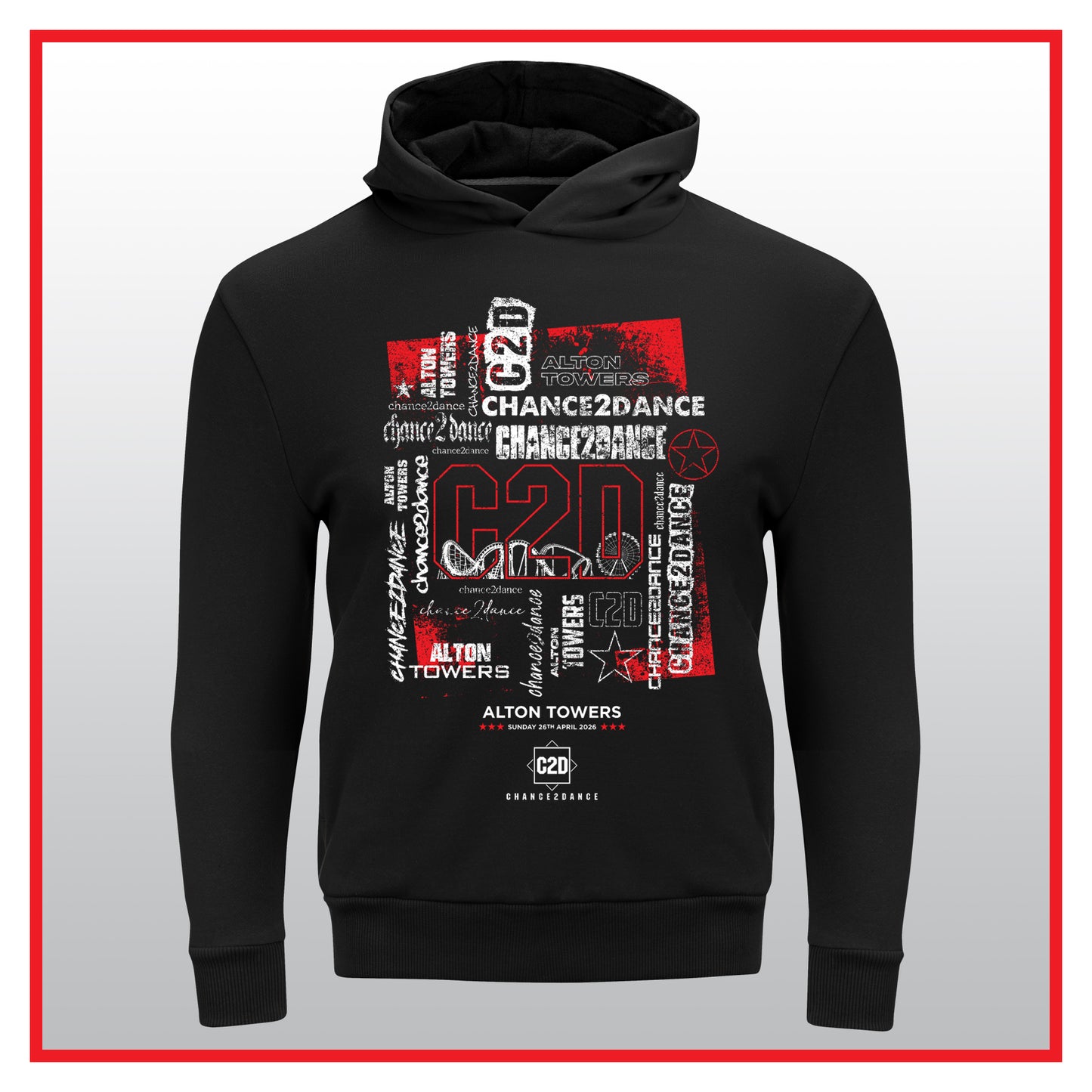 2. C2D 2026 - ALTON TOWERS OFFICIAL HOODY (26th April)