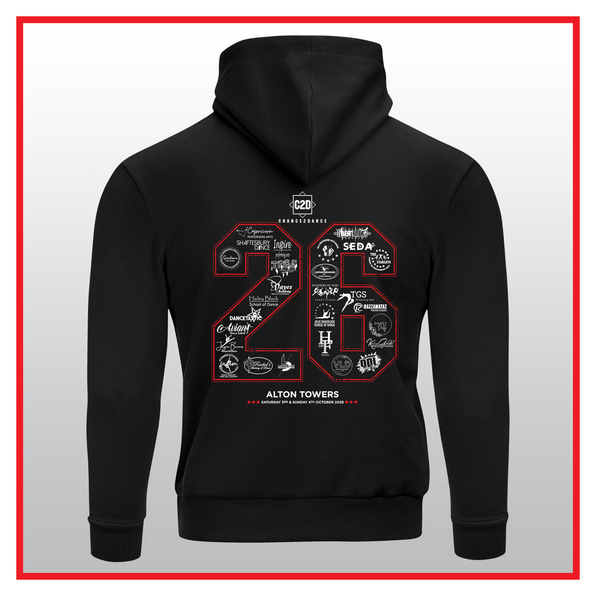 2. C2D 2026 - ALTON TOWERS OFFICIAL HOODY (3rd & 4th October)