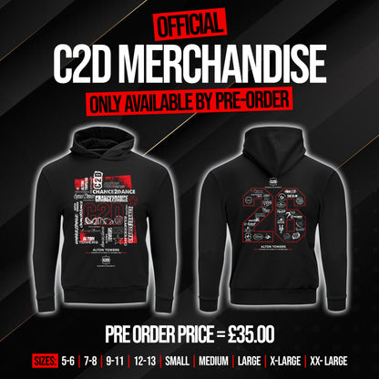 2. C2D 2026 - ALTON TOWERS OFFICIAL HOODY (3rd & 4th October)