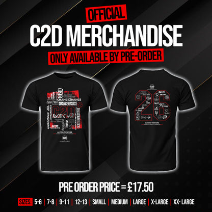 1. C2D 2026 - ALTON TOWERS OFFICIAL T-SHIRT (3rd & 4th October)