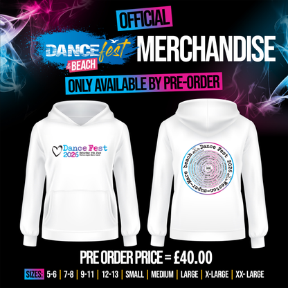 2. C2D 2026 - DANCE FEST OFFICIAL HOODY - PINK/BLUE (6th June)