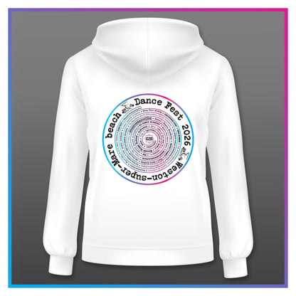 2. C2D 2026 - DANCE FEST OFFICIAL HOODY - PINK/BLUE (6th June)