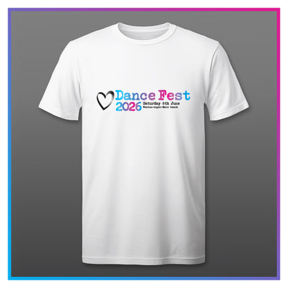 1. C2D 2026 - DANCE FEST 2026 TSHIRT - PINK/BLUE - (6TH JUNE)
